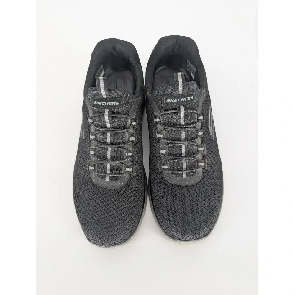 Skechers Summits Training Sneakers Mens 9 Black 52811 Slip On Comfort Walking